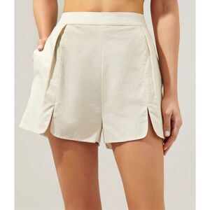 NWT Sugarlips Cape Town Pleated Split Leg Shorts, $70 Med  F9